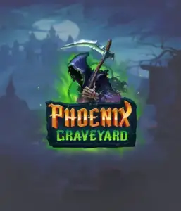 An immersive view of ELK Studios' Phoenix Graveyard slot, with its hauntingly beautiful graveyard and phoenix symbols. This image captures the slot's dynamic reel expansion mechanism, coupled with its gorgeous symbols and gothic theme. It vividly depicts the game's mythological story of resurrection, appealing for those fascinated by the supernatural.